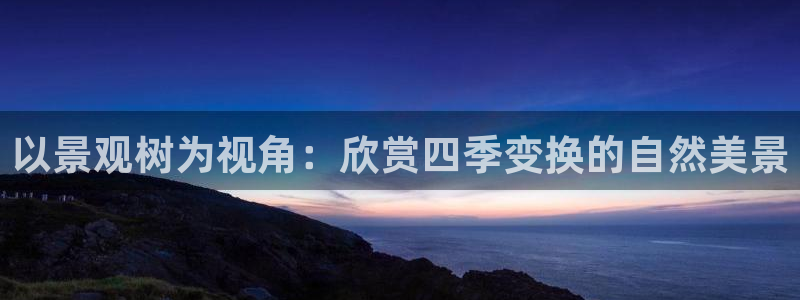 新宝gg介绍:以景观树为视角:欣赏四季变换的自然美景